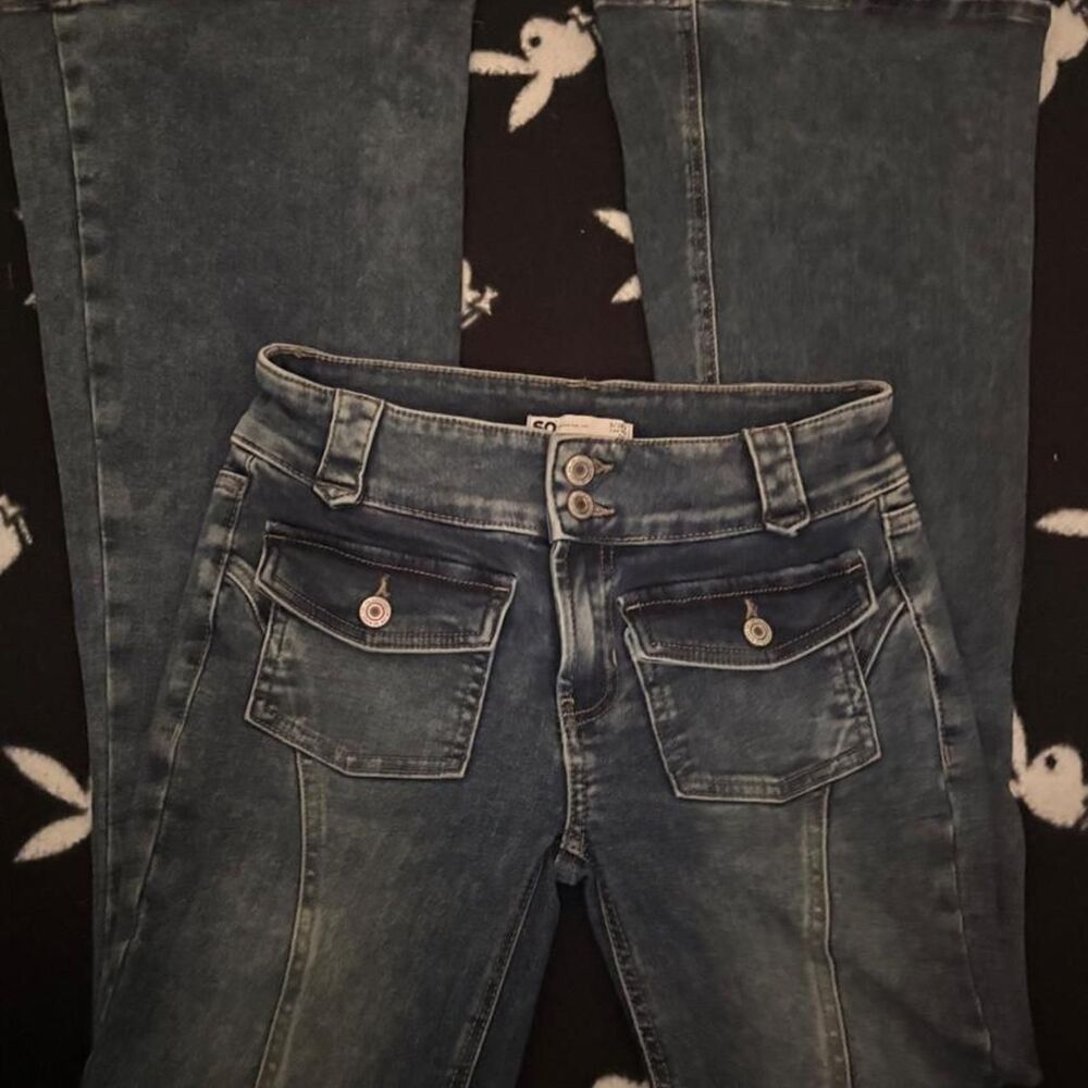 Unbranded Women's Blue and Navy Jeans